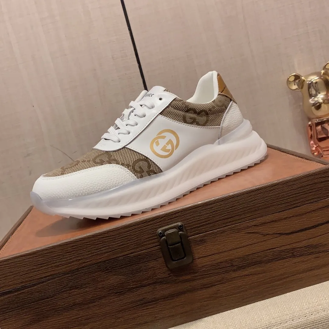 Men's men's shoes💰460💰💰🎩🎩[Lightning][Lightning] "Gucci*" The latest and most popular casual sports shoes, top brand [seduce] luxury~purchase, top~quality. [Strong] The upper is made of imported breathable cowhide with material ➕ breathable sheepskin feet (•) and fine workmanship. The original stylish and stylish soft rubber wear-resistant and non-slip outsole is light and comfortable on the feet. The real thing looks better when taken in real life. 413: code: 38-44, can be customized 45